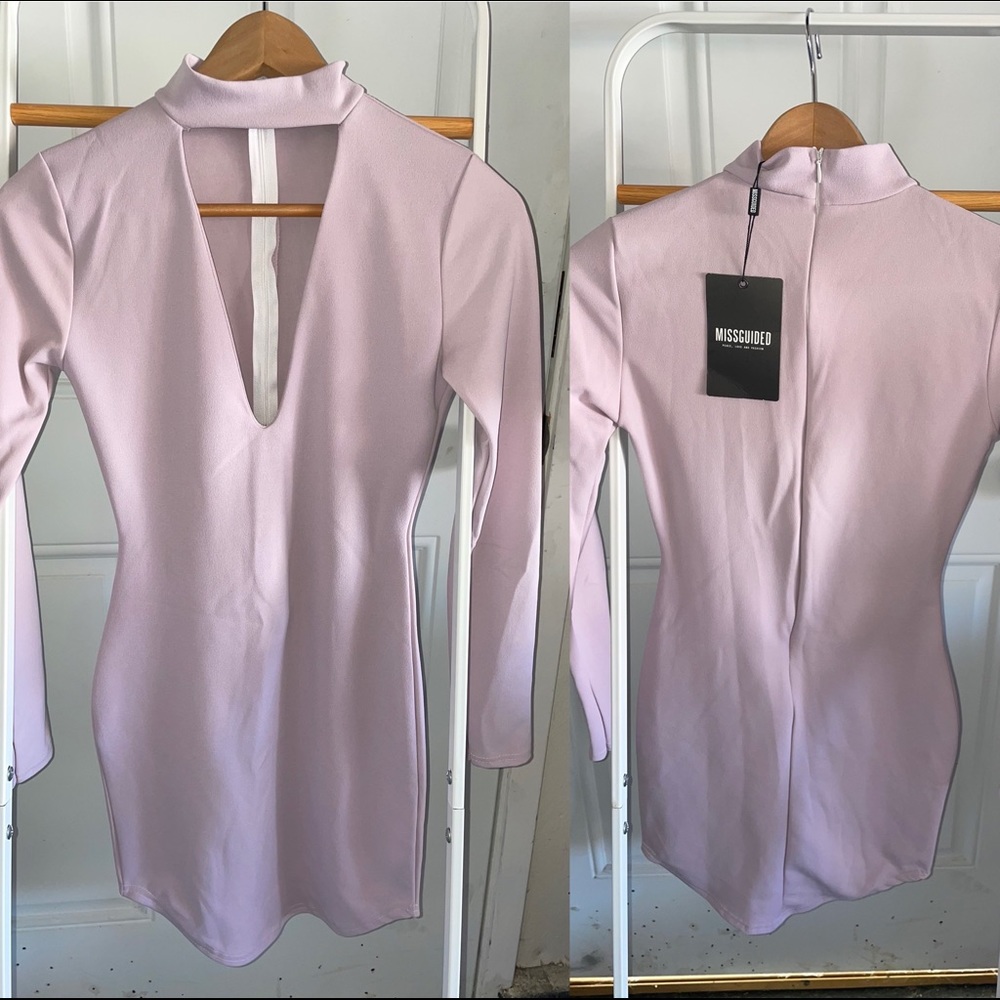 Band new MISSGUIDED lavender business casual dress